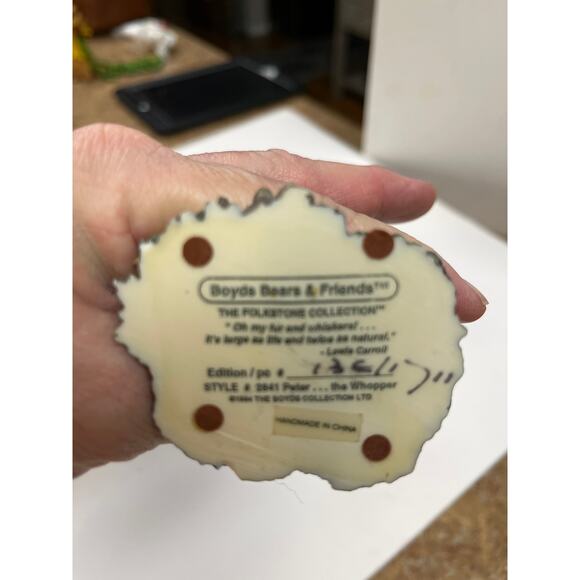 Boyd’s  bears and friends collection ‘Peter the whopper “figurine 1994 - Picture 4 of 5